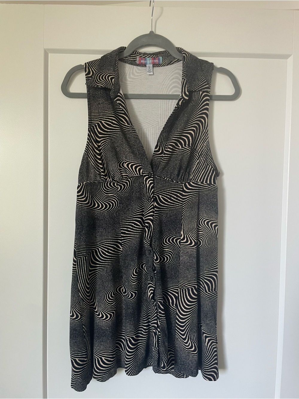 Urban Outfitters Optical Illusion Mini Dress Size Large